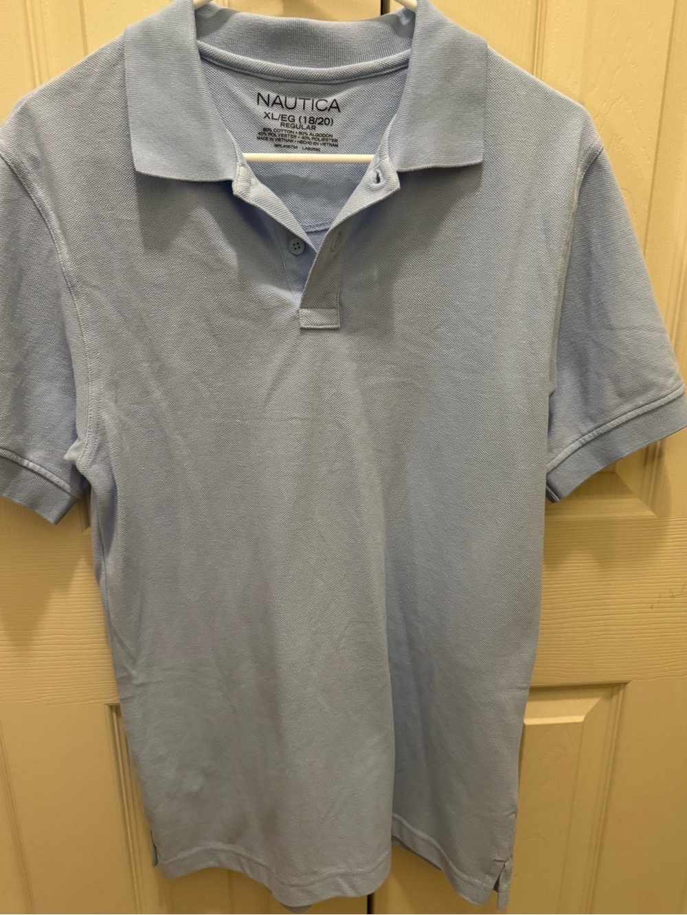 Nautica Light Blue Boys Polo Shirt